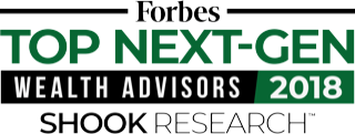Forbes Top Next-Gen Wealth Advisors 2018 Shook Research Trademark Copyright 2018 Forbes LLC Used with permission