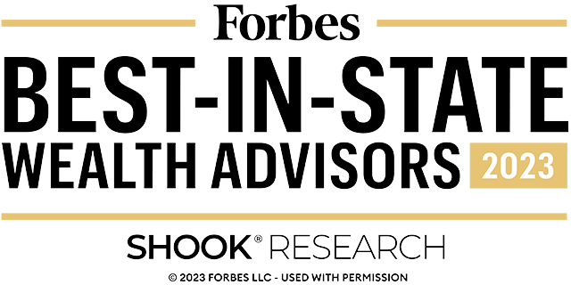 Forbes Best-In-State Wealth Advisors 2023 Shook Research 2023 Forbes LLC Used with permission